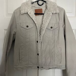 Levi's Women's stone color corduroy Jacket